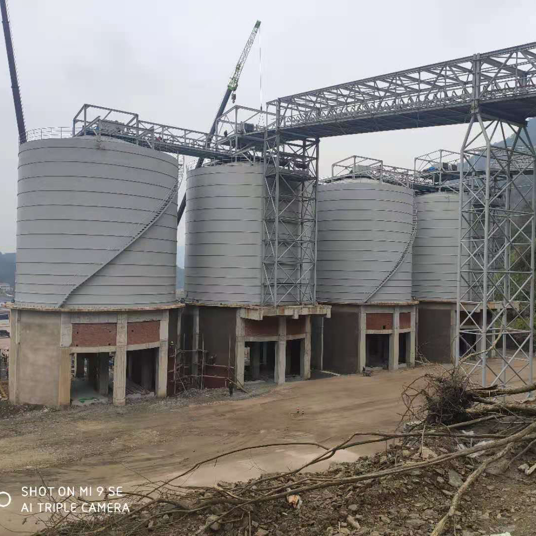 汉中3000吨骨料钢板库